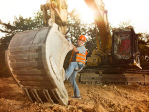 Contractor feels confident having insurance for construction equipment.